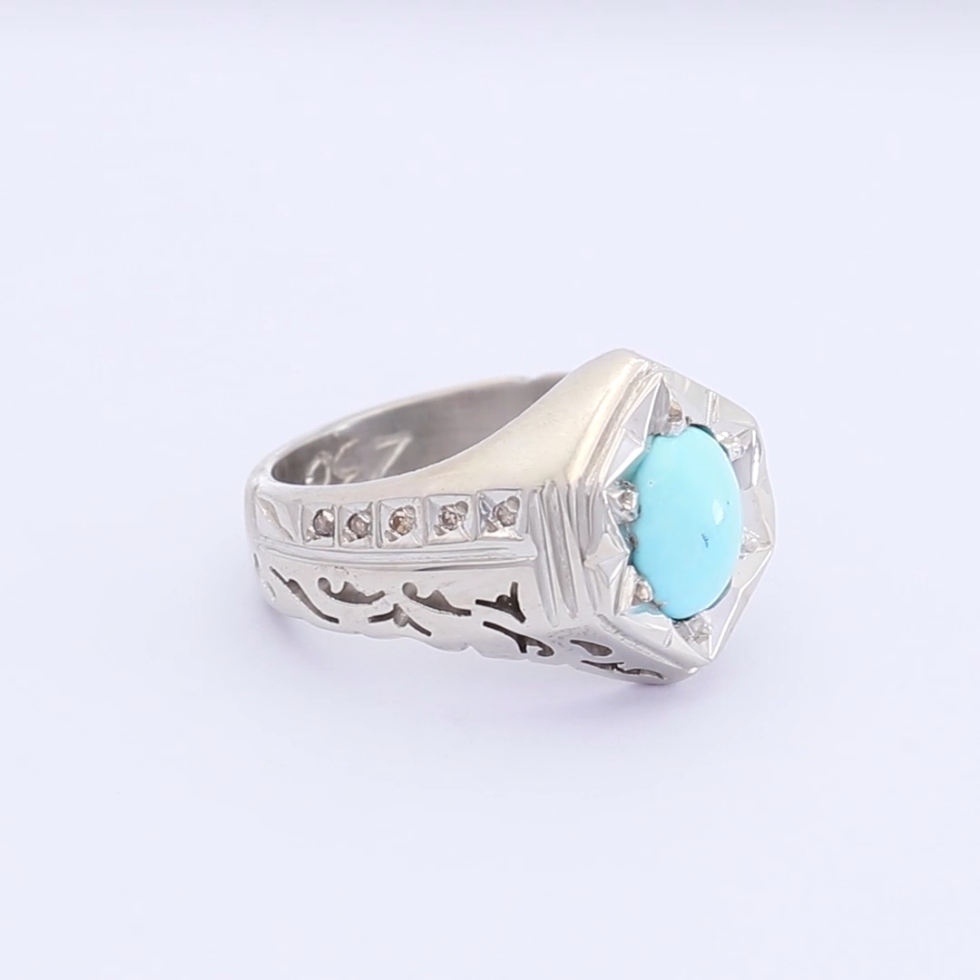 Turquoise of Neishabour ring - 13324319