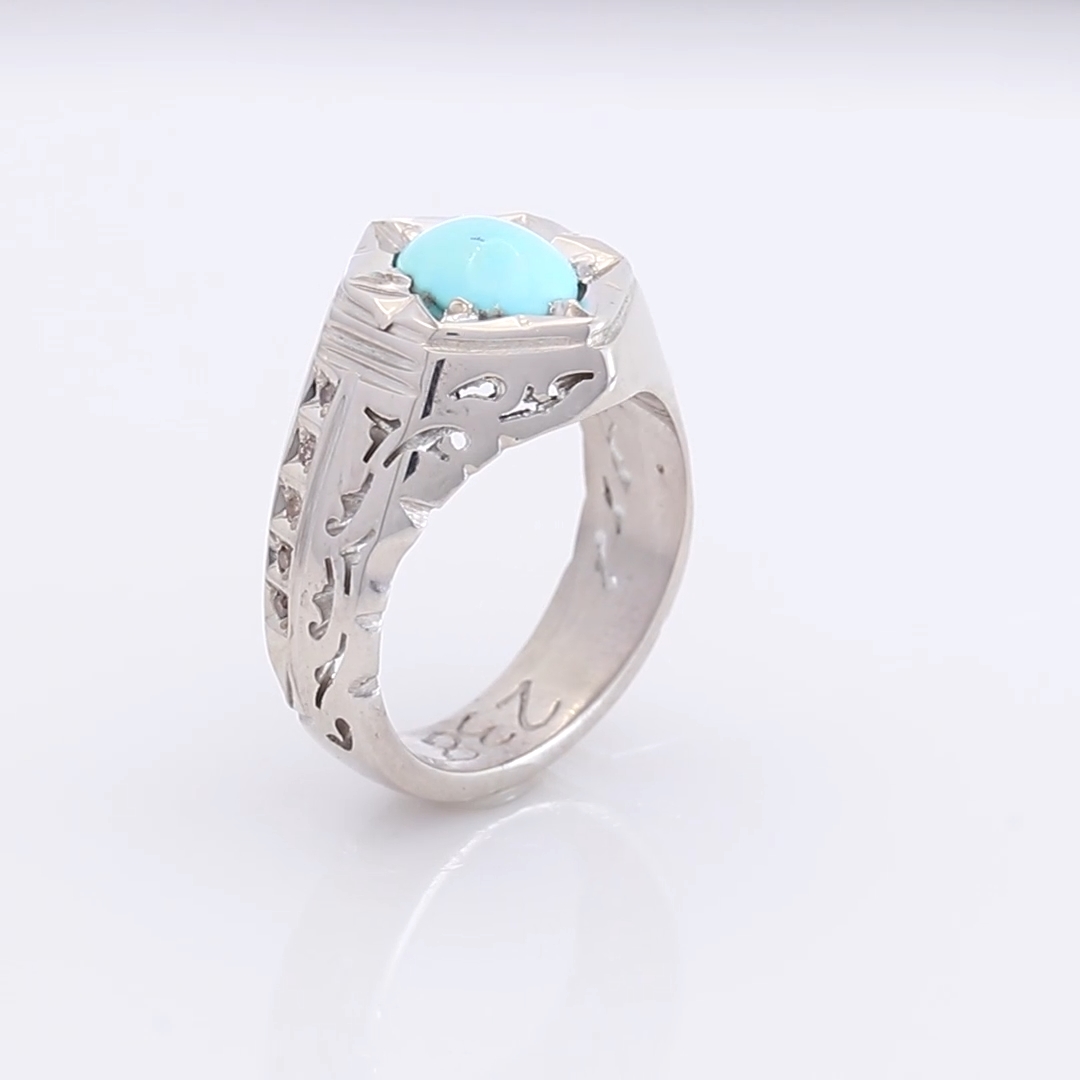 Turquoise of Neishabour ring - 13324319