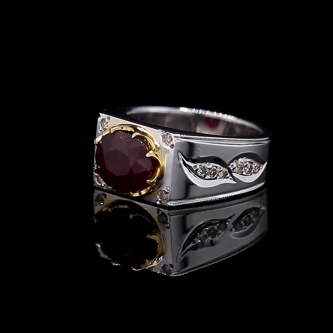 Sapphire Red ring