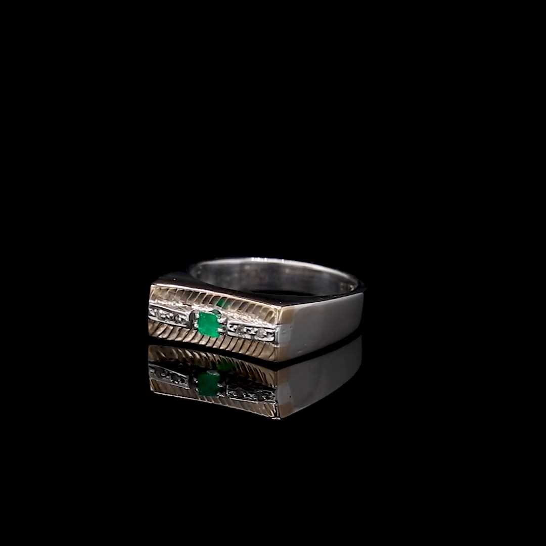 Zambian Emerald ring