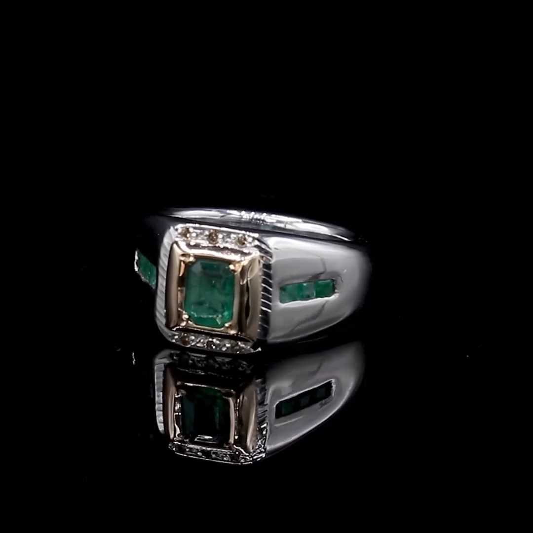 Zambian Emerald ring