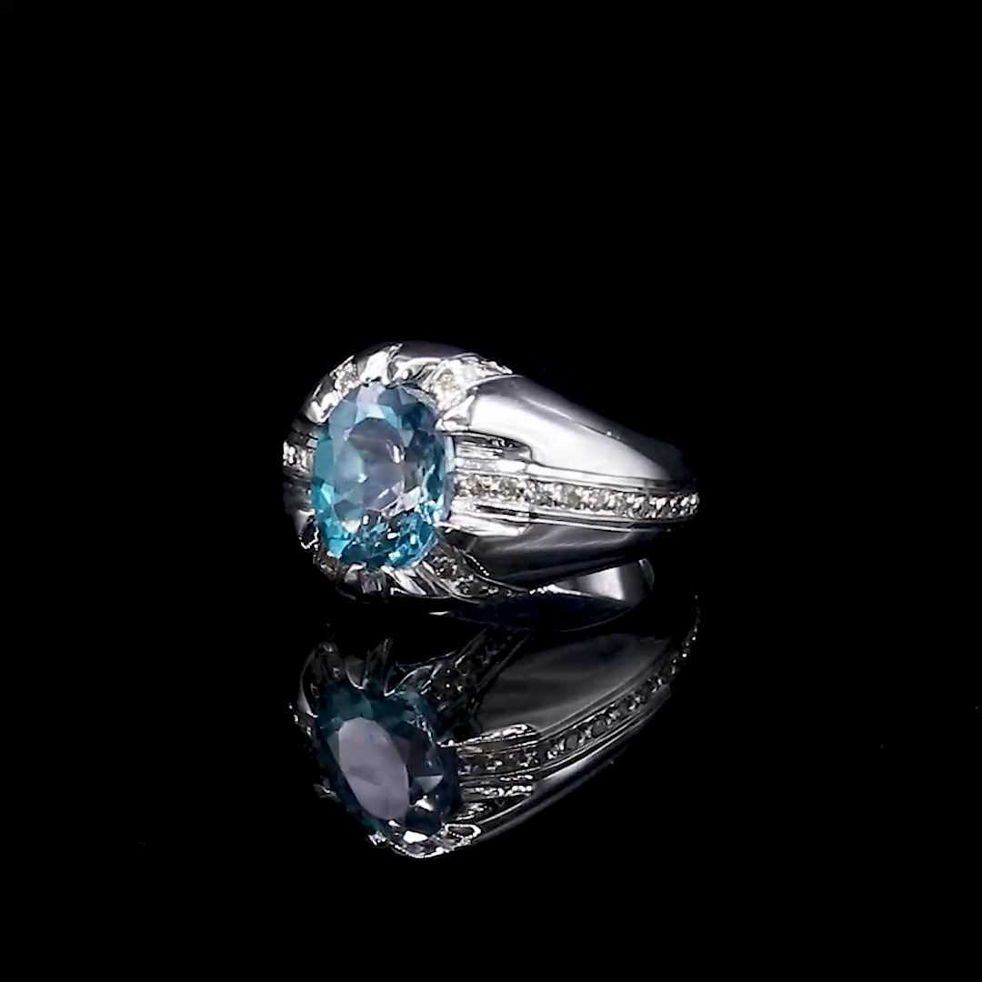 Green Topaz ring